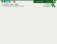 Tablet Screenshot of eco-tax.com